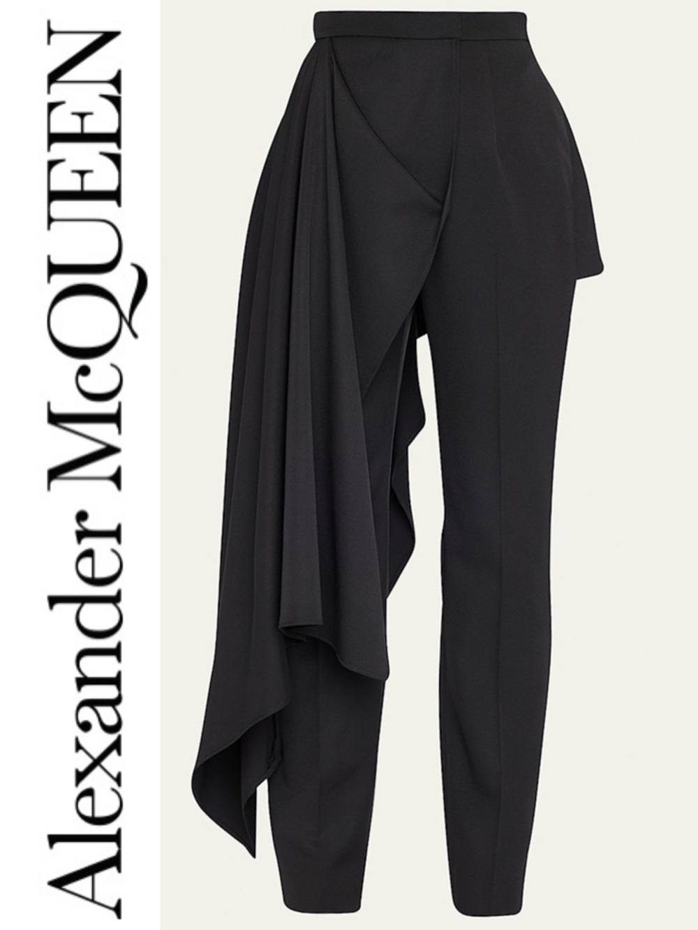 Alexander McQueen Side Drape Pant